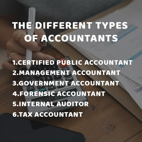 The different types of accountants
